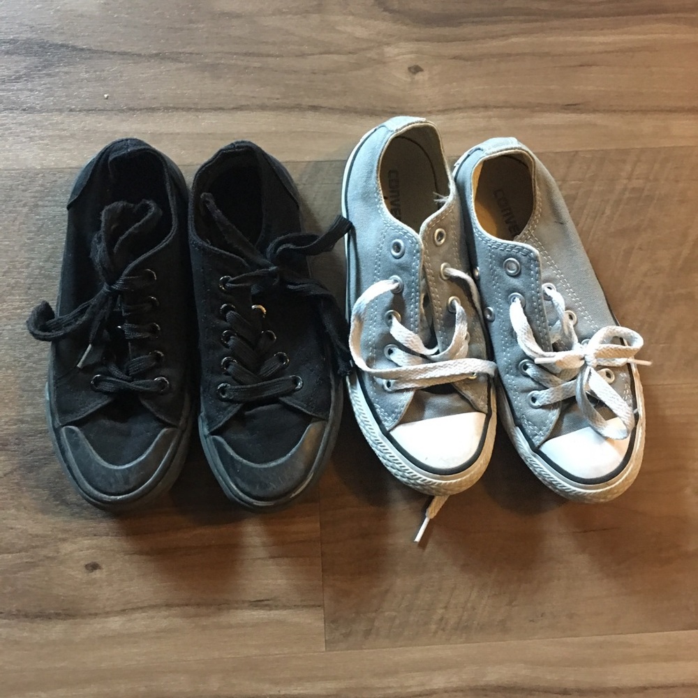 Boy size 13 sneaker bundle gray/black
